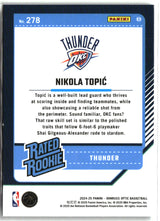 Nikola Topic 2024-25 Donruss Optic #278