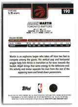 Alijah Martin 2025-26 Topps Chrome Update #190