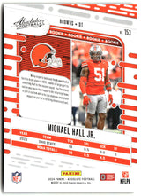 Michael Hall Jr. 2024 Panini Absolute Blue #153