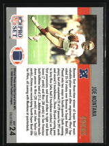 Joe Montana 1990 Pro Set Super Bowl MVP Collectibles #24