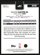Walter Clayton Jr. 2025-26 Topps Holiday #H178