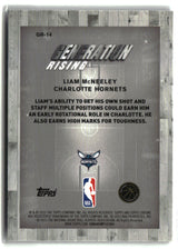 Liam McNeeley 2025-26 Topps Chrome Generation Rising #GR-14