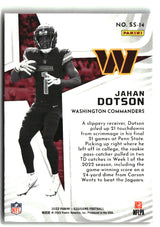 Jahan Dotson 2022 Panini Illusions Shining Stars #SS-14