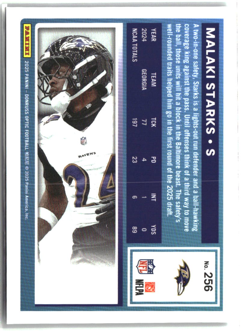 Malaki Starks 2025 Donruss Optic #256