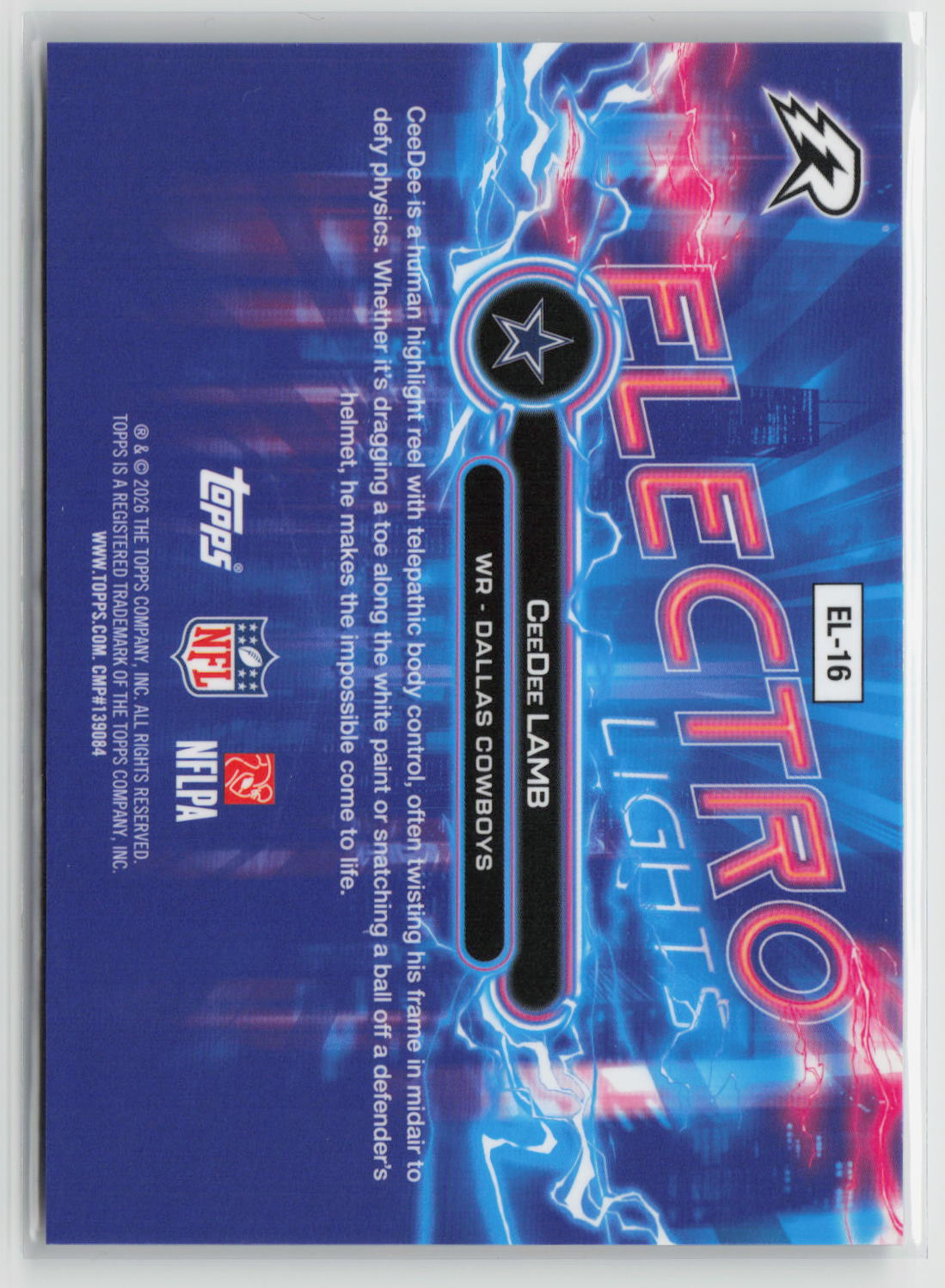 CeeDee Lamb 2025 Topps Resurgence Electro Lights #EL-16