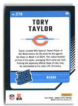 Tory Taylor 2024 Donruss Optic #278