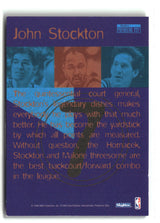 John Stockton 1996-97 SkyBox Premium Triple Threats #TT7