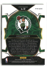 Jaylen Brown 2022-23 Panini Select Tri-Color Prizms #32