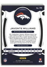 Javonte Williams 2021 Panini Certified Mirror Orange #115 #/149