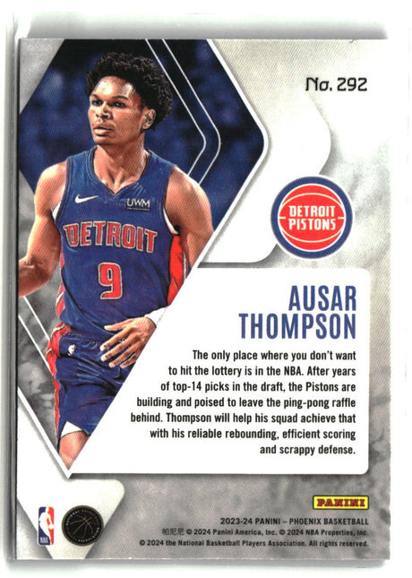 Ausar Thompson 2023-24 Panini Phoenix Phoenix Blue Ice #292