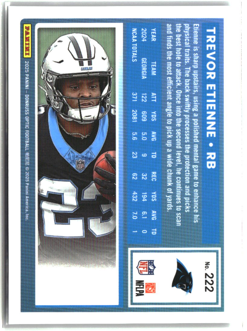 Trevor Etienne 2025 Donruss Optic #222