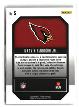 Marvin Harrison Jr. 2024 Panini Prizm Emergent #5