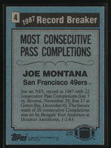 Joe Montana 1988 Topps #4