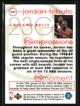Michael Jordan 1997-98 Upper Deck Michael Jordan Tribute #MJ33
