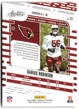 Darius Robinson 2024 Panini Absolute Retail #127