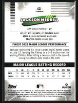 Jackson Merrill 2026 Finest Mini-Diamond Refractors #70