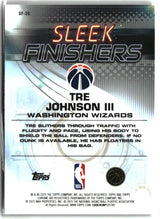 Tre Johnson III 2025-26 Topps Chrome Sleek Finishers #SF-26