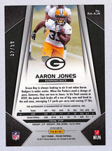 Aaron Jones 2017 Panini Prizm Rookie Autographs Prizm Green Scope #RA-AJN 32/99
