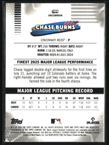 Chase Burns 2026 Finest Mini-Diamond Refractors #194
