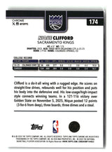 Nique Clifford 2025-26 Topps Chrome Update #174