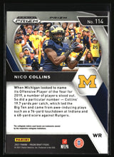 Nico Collins 2021 Panini Prizm Draft Picks Collegiate Orange Ice #114