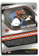 Tahj Brooks 2025 Panini Prizm White Disco #335