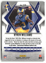 Kyren Williams 2025 Panini Phoenix Silver Hyper Prizm #113