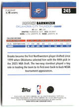 Brooks Barnhizer 2025-26 Topps #245