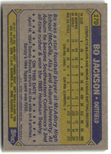 Bo Jackson 1987 Topps #170