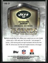 Keyshawn Johnson 2025 Topps Chrome Legends of the Gridiron #LOG-23
