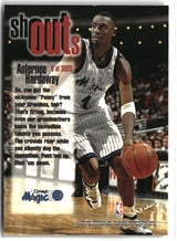 Anfernee Hardaway 1998-99 Hoops Shout Outs #8 SO
