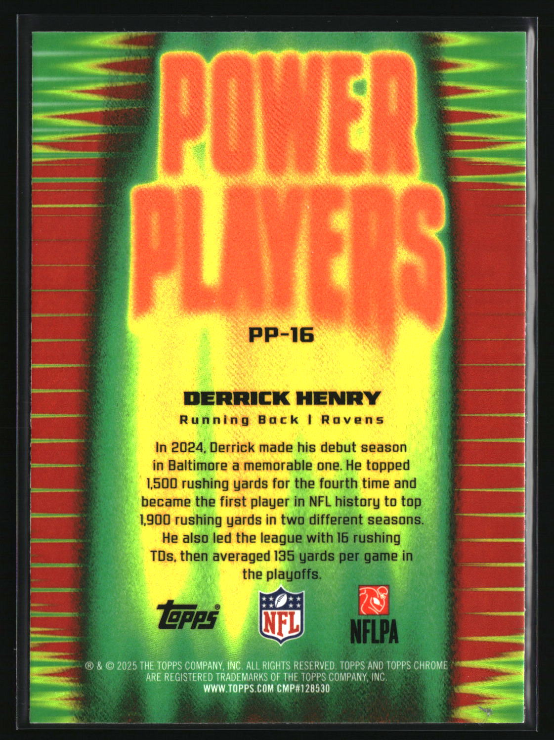 Derrick Henry 2025 Topps Chrome Power Players #PP-16