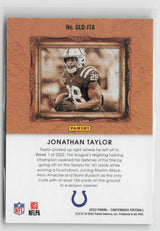Jonathan Taylor 2022 Panini Contenders Gladiators Silver #GLD-JTA #/99