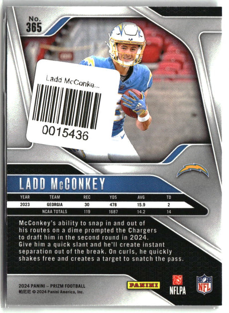 Ladd McConkey 2024 Panini Prizm #365