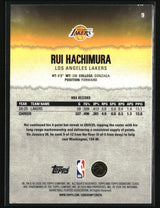Rui Hachimura 2025-26 Topps Signature Class Blue & Orange #9