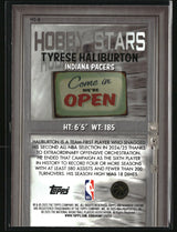 Tyrese Haliburton 2025-26 Bowman Hobby Stars #HS-6