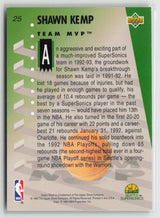 Shawn Kemp 1992-93 Upper Deck MVP Holograms #25
