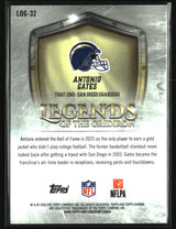 Antonio Gates 2025 Topps Chrome Legends of the Gridiron #LOG-32