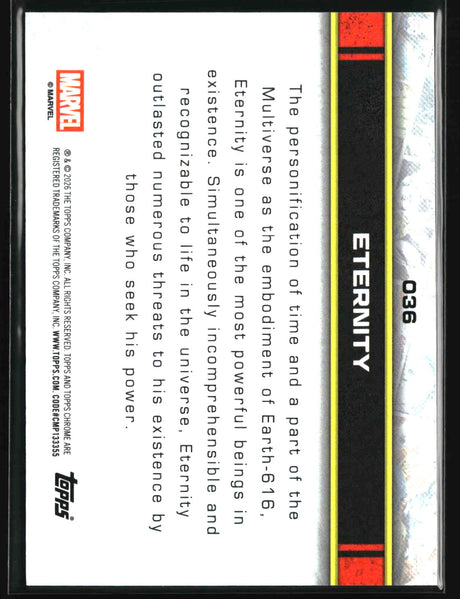 Eternity 2026 Topps Chrome Marvel Comics #36