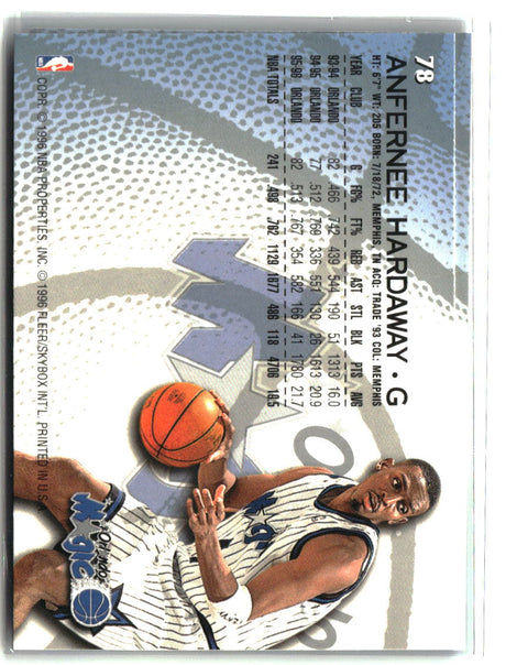 Anfernee Hardaway 1996-97 Fleer #78