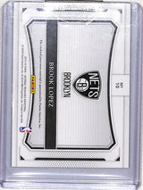Brook Lopez 2015-16 Panini National Treasures Colossal Materials #10 #/99