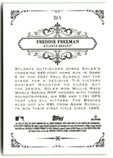 Freddie Freeman 2025 Topps Allen & Ginter Sweet Victory #SV-5