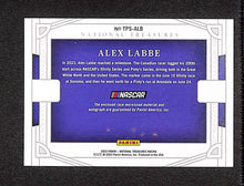 Load image into Gallery viewer, Alex Labbe 2023 National Treasures Track Pass Material Signature Silver #TPS-ALB
