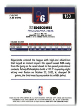 VJ Edgecombe 2025-26 Topps Chrome Update #153