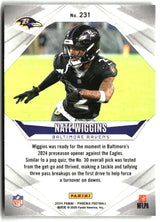 Nate Wiggins 2024 Panini Phoenix #231