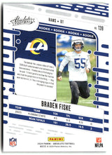 Braden Fiske 2024 Panini Absolute Retail #139