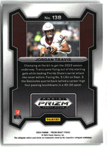 Jordan Travis 2024 Panini Prizm Draft Picks #138