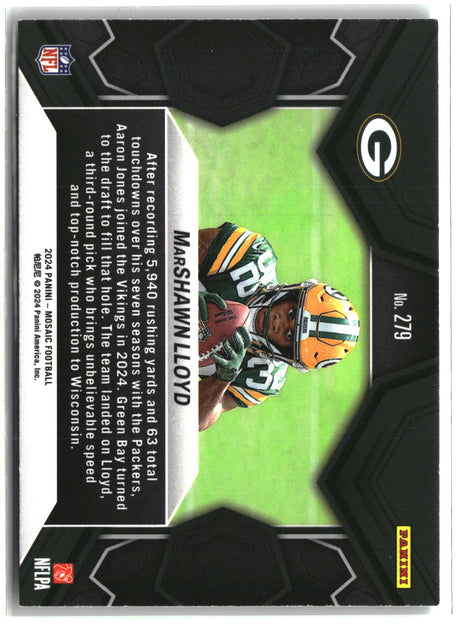 MarShawn Lloyd 2024 Panini Mosaic rc #279