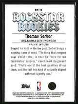 Thomas Sorber 2025-26 Bowman Rockstar Rookies #RR-15