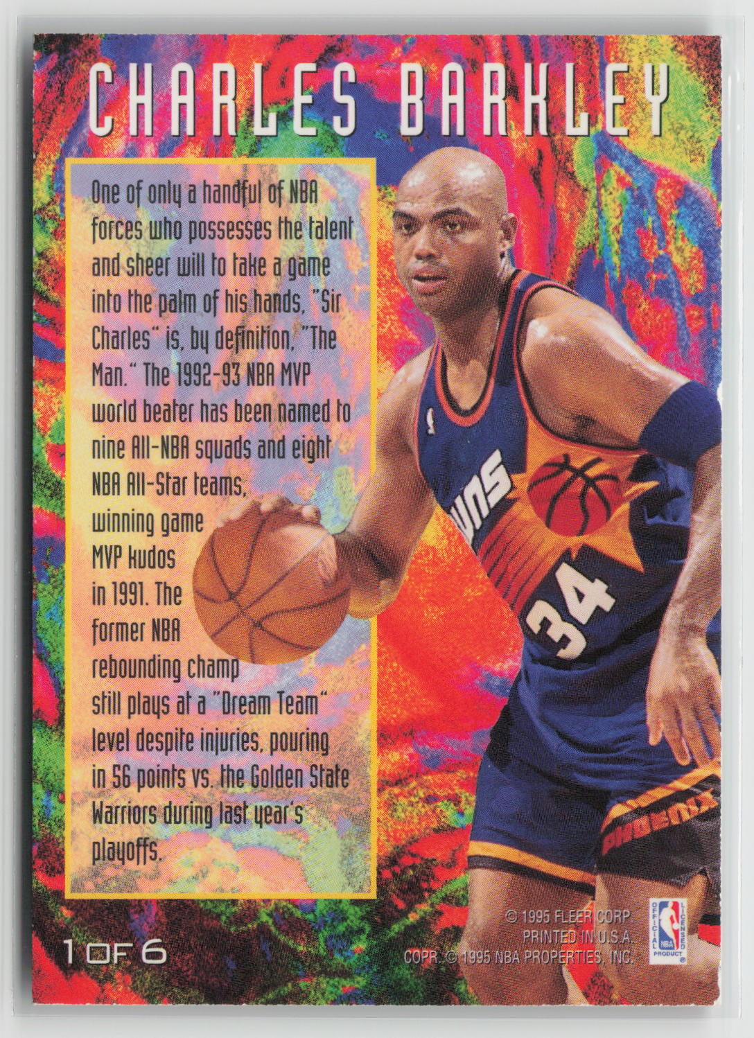 Charles Barkley 1994-95 Fleer Superstars #1